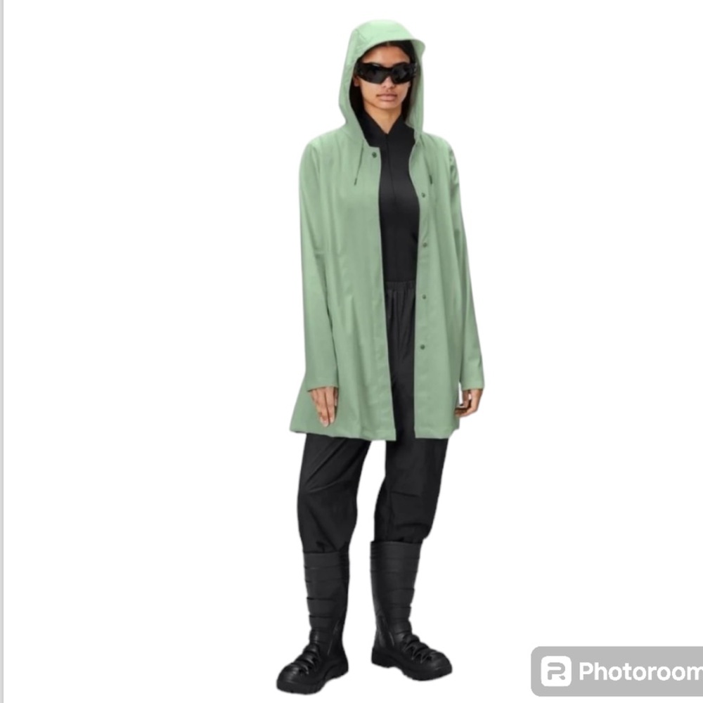 NWT Rains A-Line W Jacket  W3 in Haze Size Medium